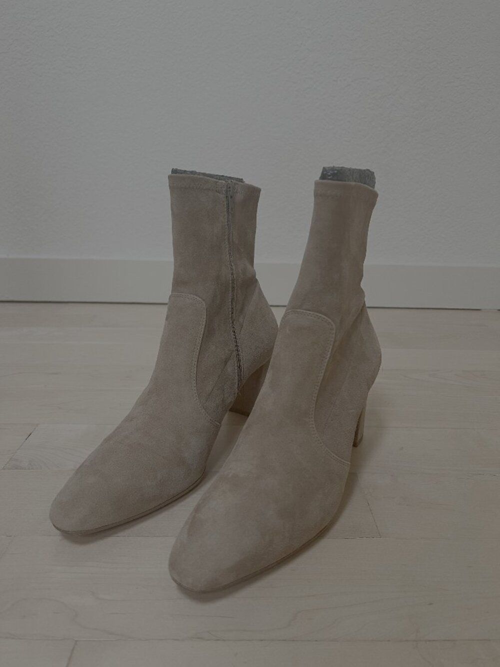 Inez Paz 70 Stretch Boots Ginger Suede Size 10